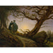 Riproduzione del dipinto Due uomini che contemplano la luna - Caspar David Friedrich