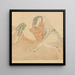 Due giovani ragazze a terra - Jules Pascin — quadro incorniciato alla parete