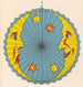 Due lune fronte a fronte e design di lanterna con stelle - Anonimo — vista dell’opera