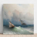 Riproduzione del dipinto Due navi in mare - Ivan Konstantinovich Aivazovsky