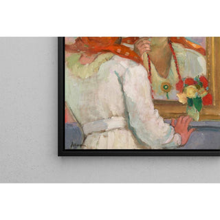 Devant le Miroir à l'Île-d'Yeu - Henri Lebasque | Reproduction Tableau Décoration murale affiche copie