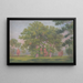 Paesaggio con alberi - Dezider Czader — quadro incorniciato alla parete