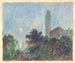 Paesaggio con una chiesa - Dezider Czader — vista dell’opera