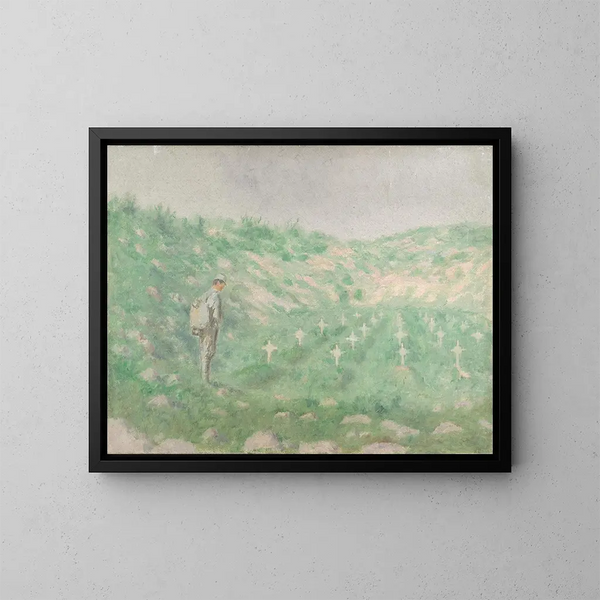 Cimitero militare - Dezider Czader — quadro incorniciato alla parete