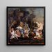 Diane e Atteone - Michel Dorigny — quadro incorniciato alla parete