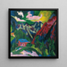 Die Klosterser Berge - Ernst Ludwig Kirchner — quadro incorniciato alla parete