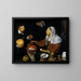 Una vecchia donna che cucina uova - Diego Velázquez — quadro incorniciato alla parete