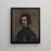 Ritratto di un uomo, forse un autoritratto - Diego Velázquez — quadro incorniciato alla parete