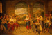 Un saltarello dansé dans une osteria romaine - Dietrich Wilhelm Lindau — vista dell’opera