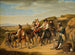 Paesani a Monte Mario in viaggio per Roma - Dietrich Wilhelm Lindau — vista dell’opera