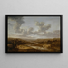 Grand paesaggio fluviale - Dionijs Verburgh — quadro incorniciato alla parete