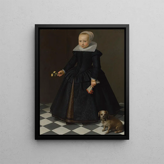 Dirck Dircksz van Santvoort - Portrait of a girl.webp