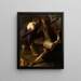 Apollon che scuote Marsyas - Dirck van Baburen — quadro incorniciato alla parete