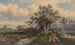 Paesaggio con mucche e acqua - Dirk Van Lokhorst — vista dell’opera