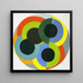 Disques - Robert Delaunay — quadro incorniciato alla parete