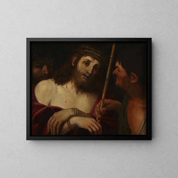 La moquerie du Christ - Domenichino — quadro incorniciato alla parete