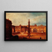 Vista composita dei monumenti parigini - Domenico Ferri — quadro incorniciato alla parete