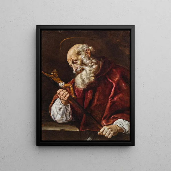 San Gerolamo - Domenico Fetti — quadro incorniciato alla parete