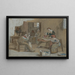 Alla più bella Studio per un dipinto - Dominik Skutecký — quadro incorniciato alla parete