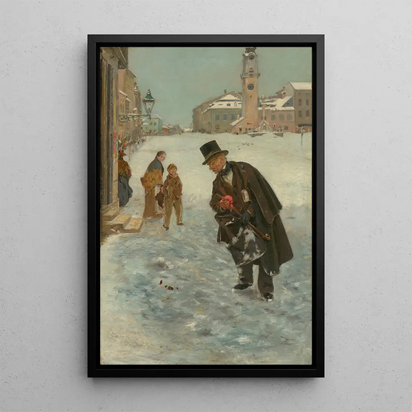 È facile ridere degli altri - Dominik Skutecký — quadro incorniciato alla parete