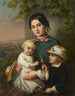 Ritratto di una giovane donna con due bambini - Dominik Weber — vista dell’opera