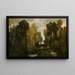 Foresta a Fontainebleau - Dominique Adolphe Grenet de Joigny — quadro incorniciato alla parete