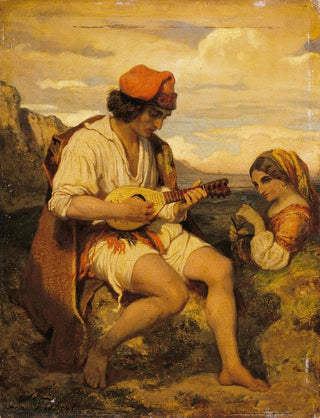 Dominique Louis Papety - A Neapolitan Fisherman.webp
