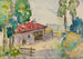 Corte della fattoria ad Albi - Donald Shaw MacLaughlan — vista dell’opera