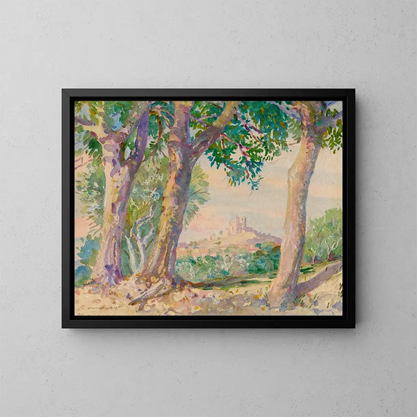 Paesaggio d'Italia - Donald Shaw MacLaughlan — quadro incorniciato alla parete