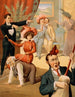 Ipnotizzatore che guida le persone verso attività insolite III - Donaldson Lith & Co.. — vista dell’opera