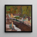 Dorf am Fluss II - Egon Schiele — quadro incorniciato alla parete