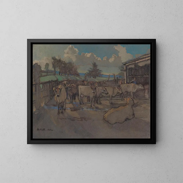Le sette prime delle settanta tratte della sera - Dorothy Richmond — quadro incorniciato alla parete