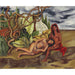 Riproduzione del dipinto Dos Desnudos nel Bosco (La Terra Stessa) - Frida Kahlo