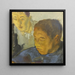 Ritratto doppio - Alexandre Jacovleff — quadro incorniciato alla parete