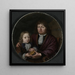Ritratto doppio di Isaac Pontanus e Hendrik van Beek - Michiel Van Musscher — presentazione a parete dell’opera