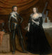Ritratto doppio di Frederik Hendrik 1584-1647 e Amalia de Solms-Braunfels 1602-1675 - Gérard van Honthorst — vista dell’opera