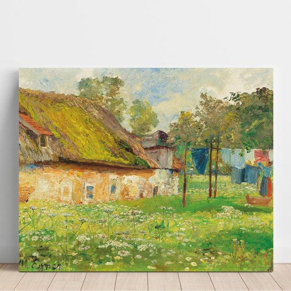 Drying Laundry - Marie Egner | Reproduction Tableau Décoration murale affiche copie