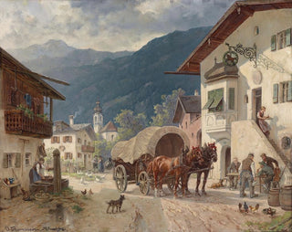 Dsir Thomassin - Rast vor dem Wirtshaus.webp