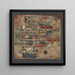 del Cantico dei Cantici Versione II - Paul Klee — quadro incorniciato alla parete