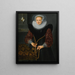 Ritratto di Aefge Gijbland 1581-1625 - Scuola Olandese — quadro incorniciato alla parete