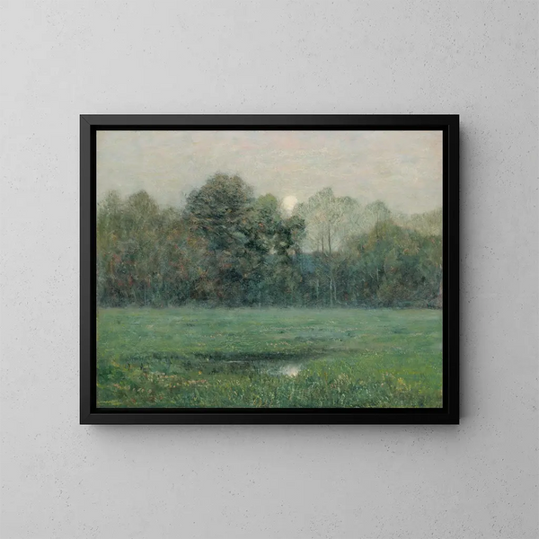 Lever de lune d'été - Dwight William Tryon — quadro incorniciato alla parete