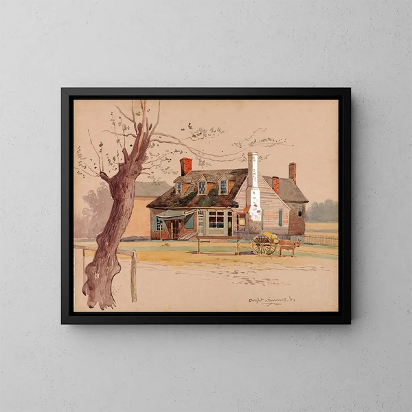 Ufficio postale di Williamsburg - Dwight Williams — quadro incorniciato alla parete