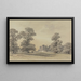 Castello di Windsor aprile 1850 - E. J. Stanley — quadro incorniciato alla parete