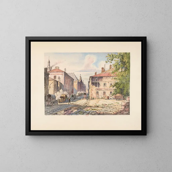 Verdun, rue Saint-Paul - E. Tatin — quadro incorniciato alla parete