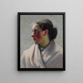 Eanger Irving Couse - Portrait of a young woman.webp