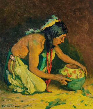 Eanger Irving Couse - The Potter.webp