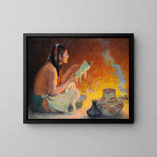 Eanger Irving Couse - The Quiver Maker.webp