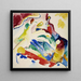 Schizzo per Composition II - Wassily Kandinsky — quadro incorniciato alla parete