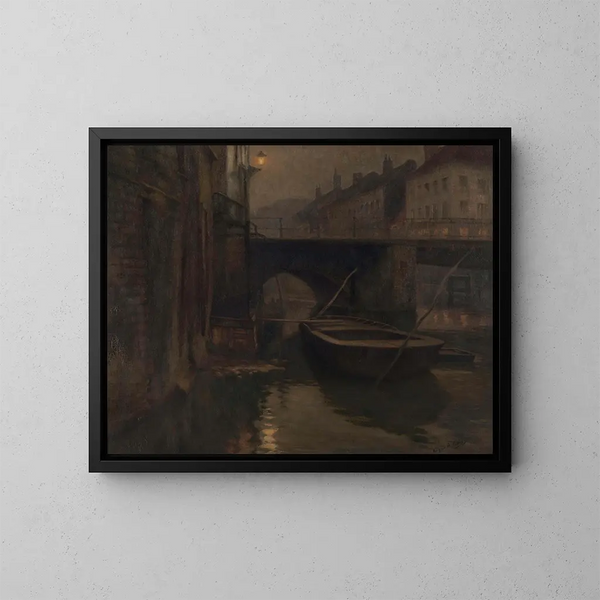 Vista del Vleeshuisbrug a Gand - Edgar Bytebier — quadro incorniciato alla parete