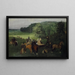 Alla ippodromo Le Corse - Edgar Degas — quadro incorniciato alla parete